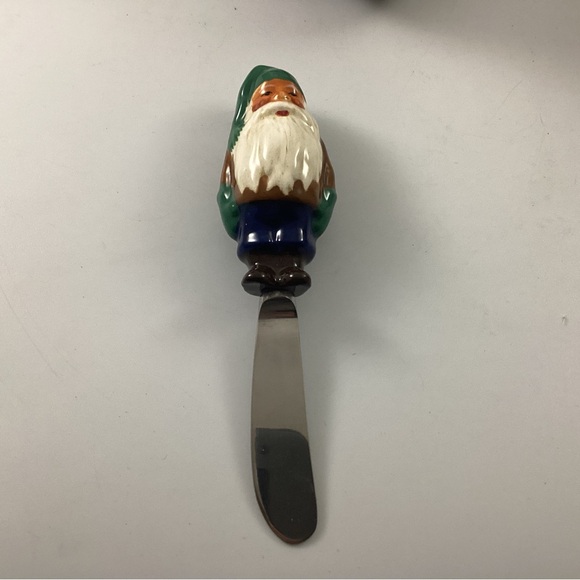 William Sonoma Nordic Elf Pre-Owned 3 Piece Mug Set And Santa Spreader - Picture 8 of 13